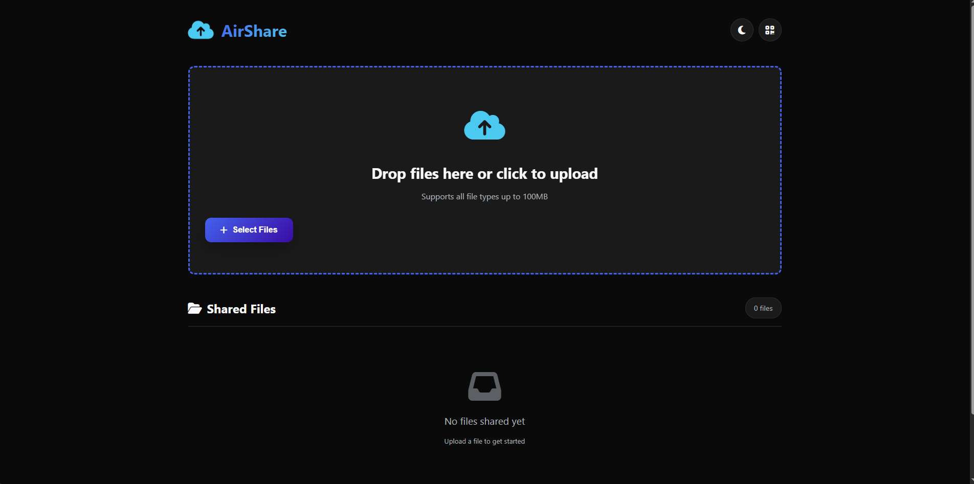 AirShare - Real-Time File Sharing Web App by Shaheer Sultan